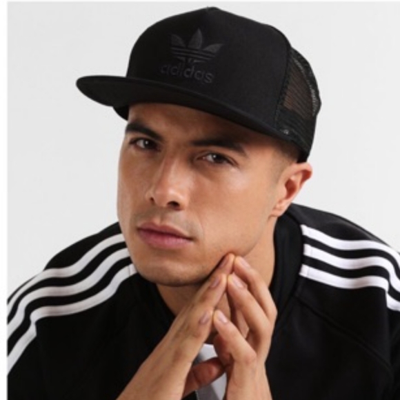 NEW Adidas Originals Aframe Trefoil Trucker Hat - Picture 2 of 10